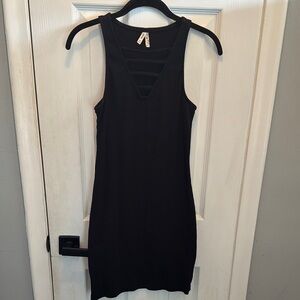 Casual Black Sleeveless Dress